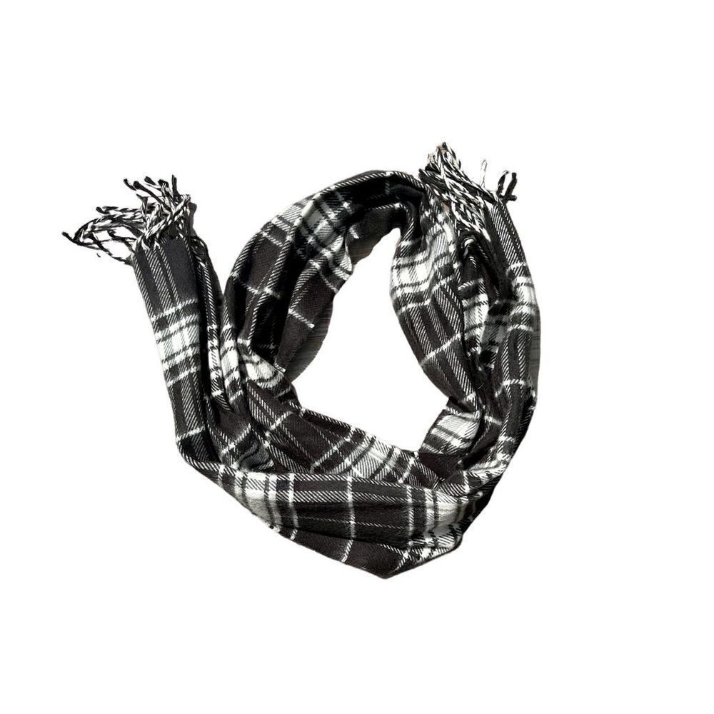 MERONA Black & White Plaid Scarf